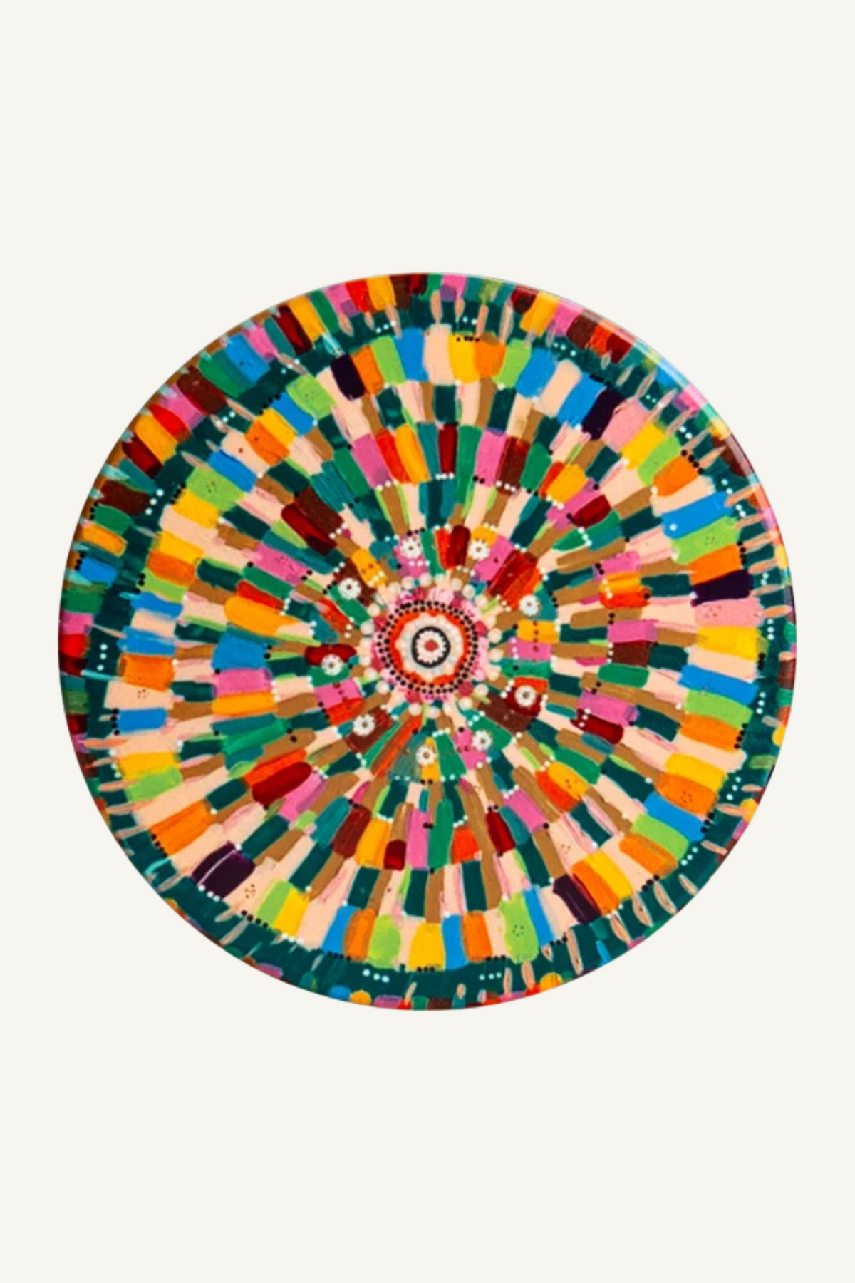Aboriginal We Are One Ceramic Coaster