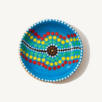 Hand Painted Dot Art Plate - small