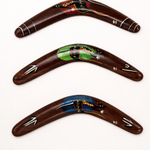 Hand Painted Animal 14 Inch Boomerang