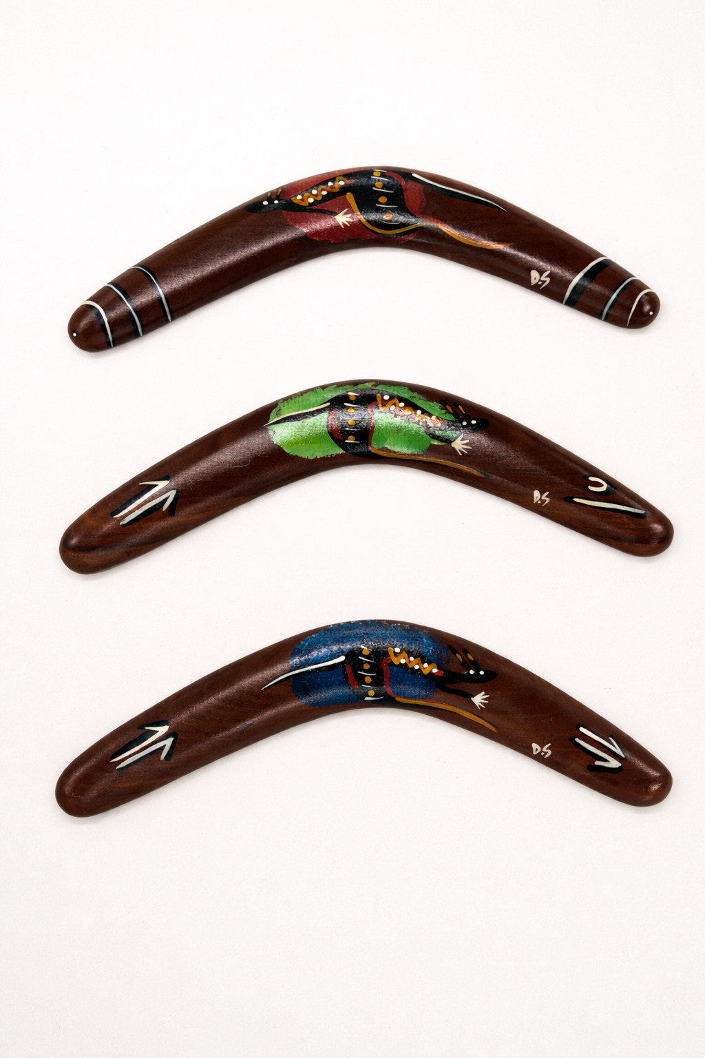 Hand Painted Animal 14 Inch Boomerang