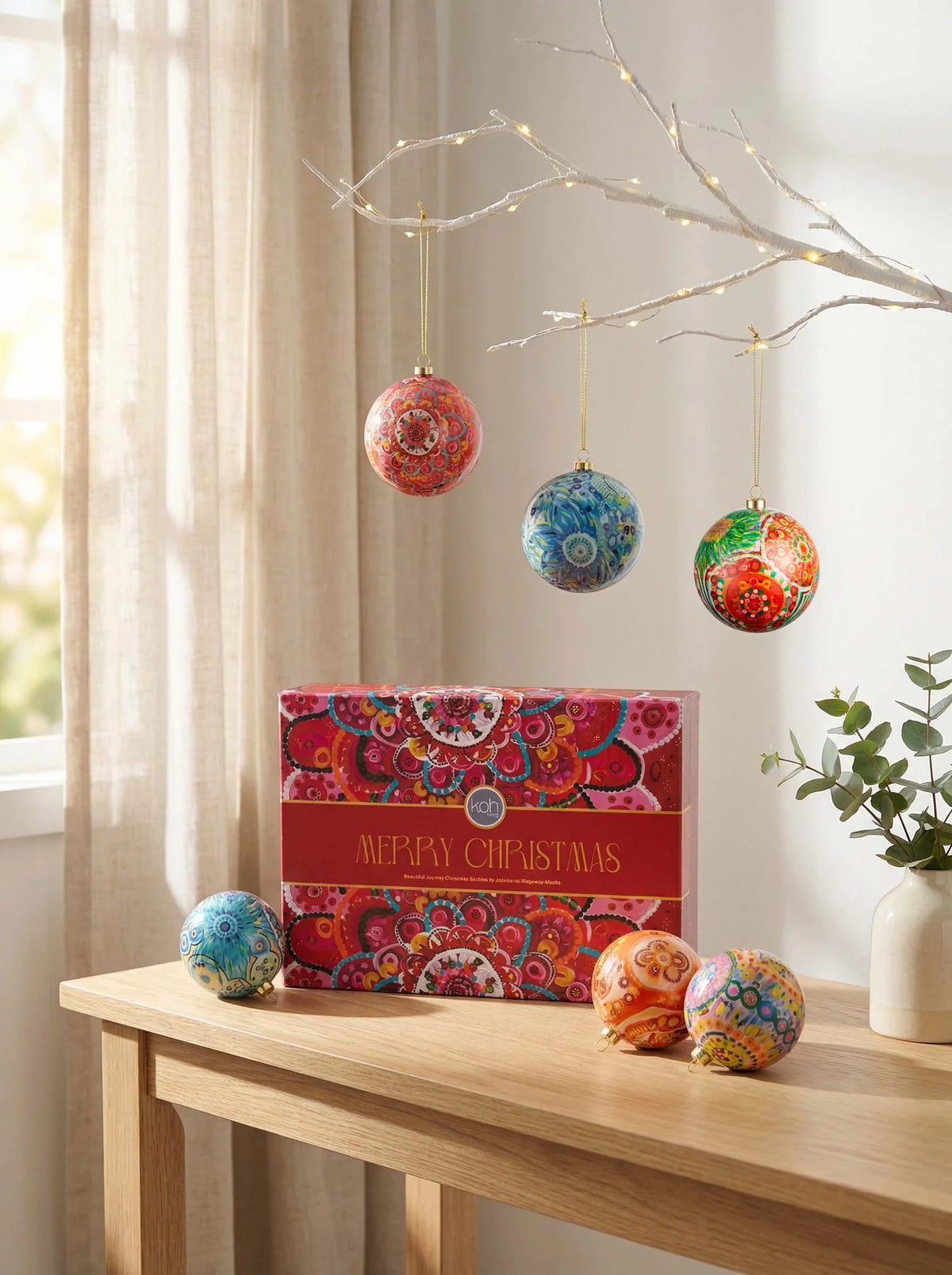 Aboriginal Beautiful Journey 6Pack Baubles