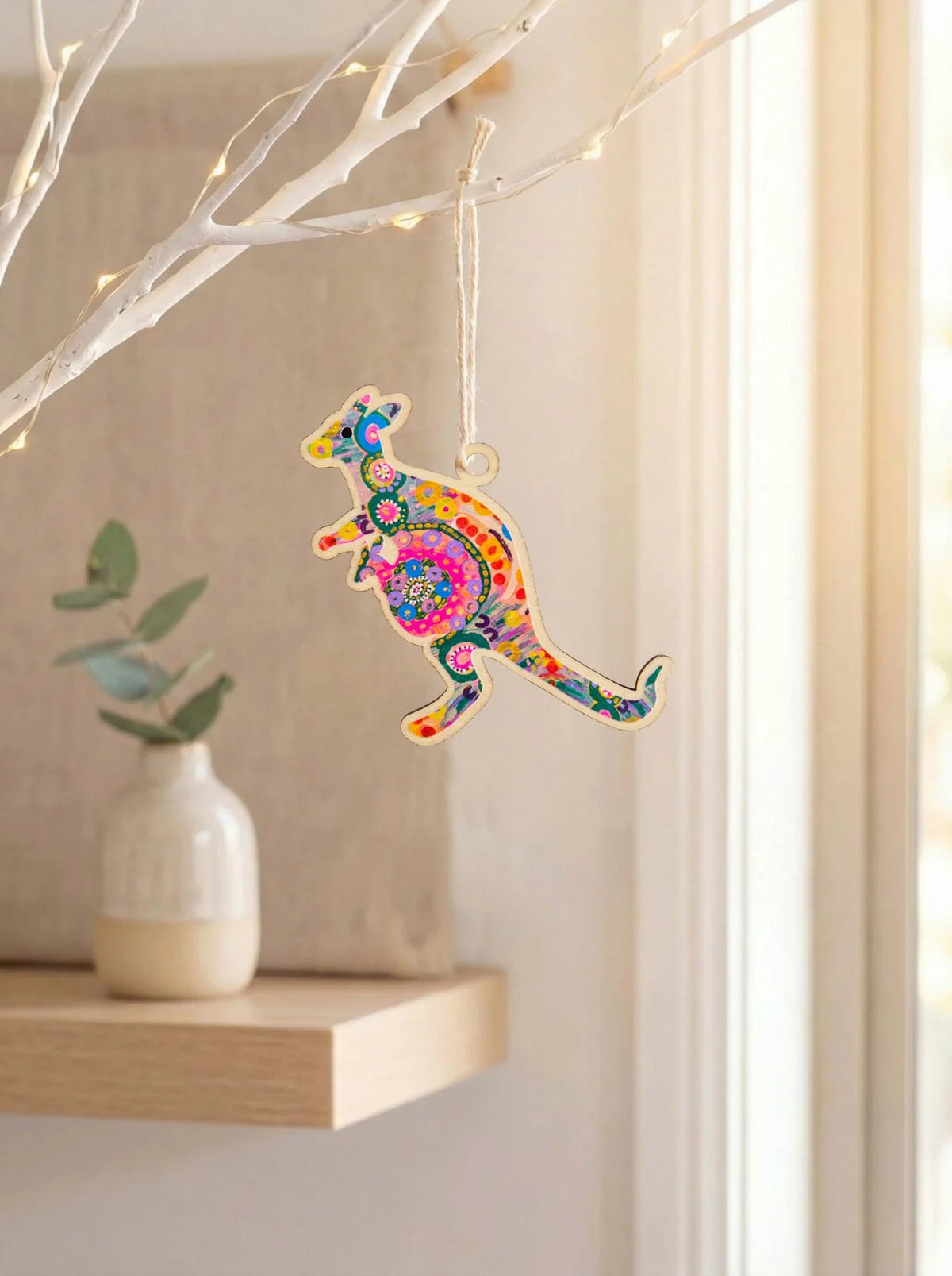Aboriginal Christmas Kangaroo Decoration Euphoric