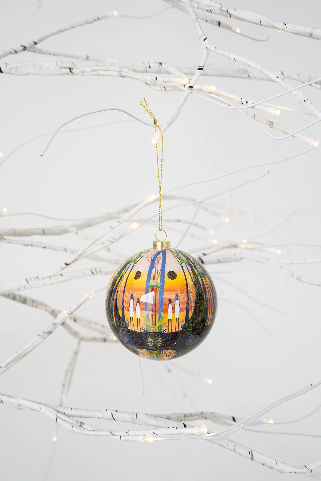 Aboriginal Woven Spirits 4Pack Baubles