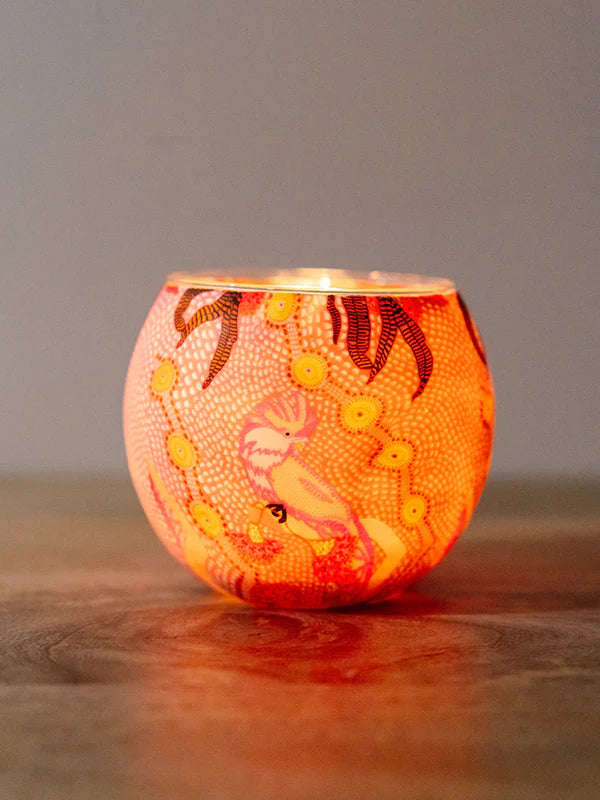 Aboriginal Spirit Being Tealight Candle Holder