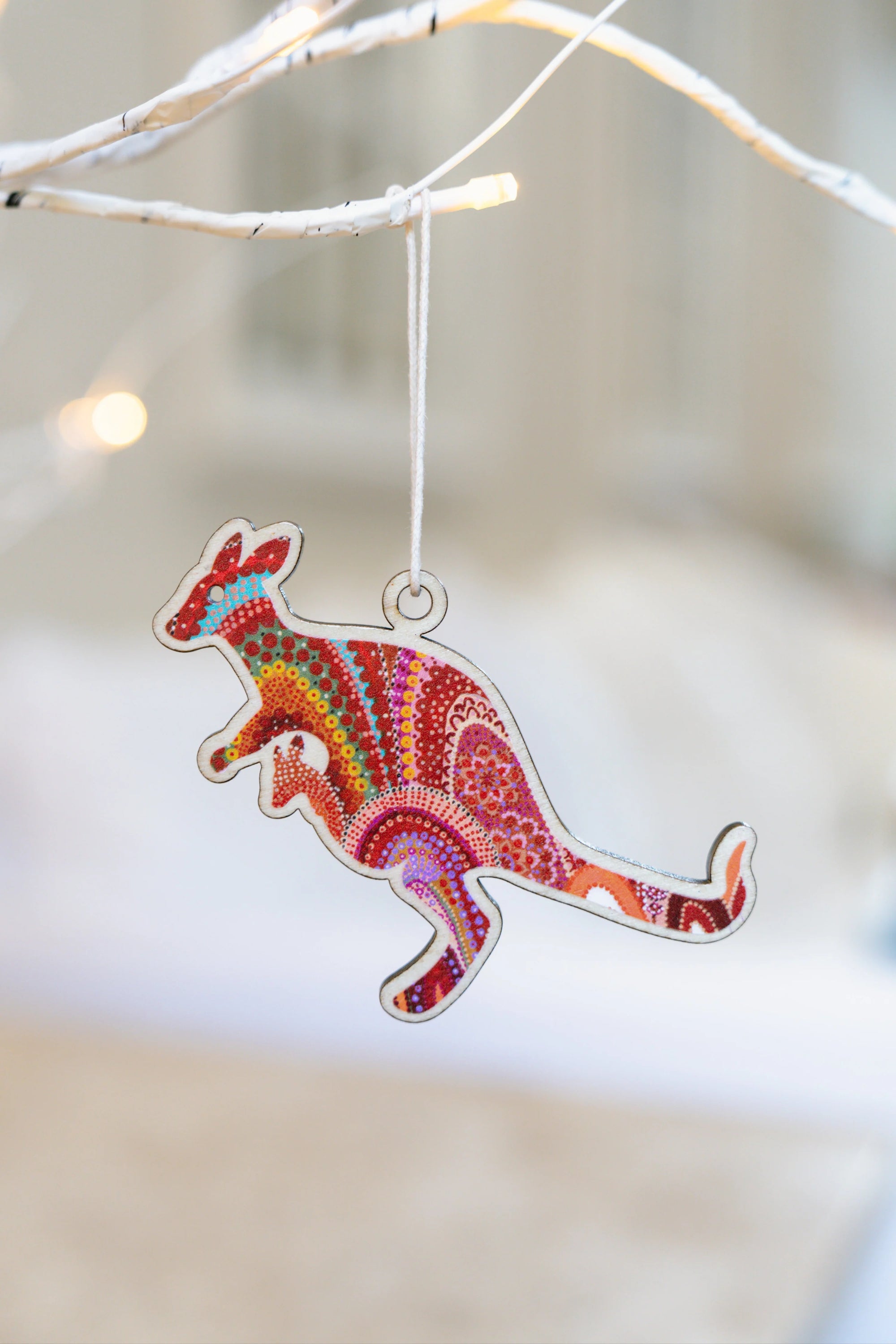 Aboriginal Christmas Kangaroo decoration