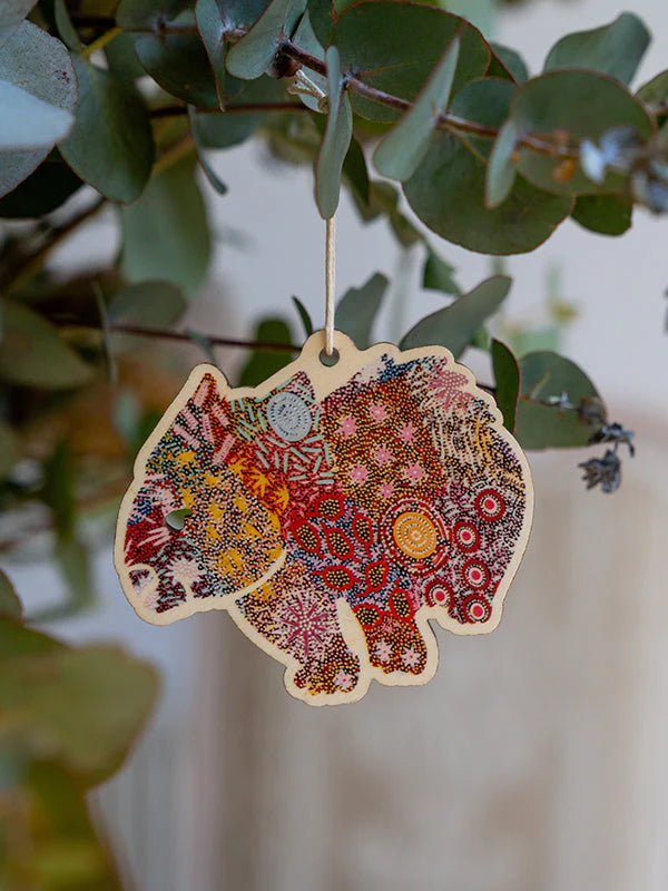 Aboriginal Christmas Wombat Decoration Grandmothers Country