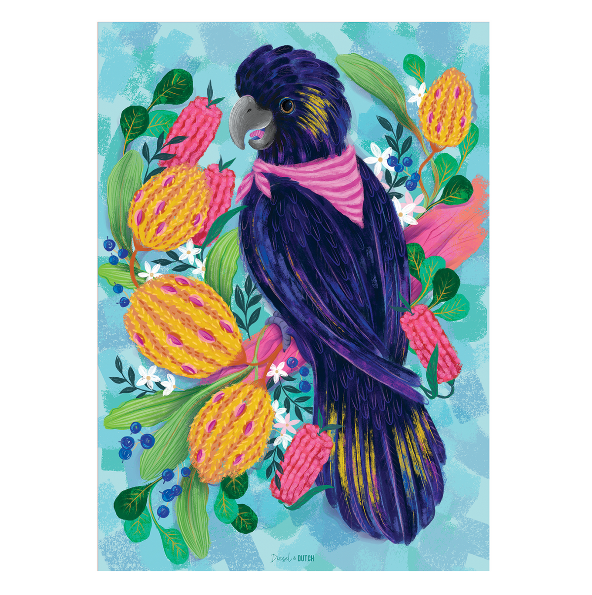 Black Cockatoo 1000pc Wall Jigsaw Puzzle