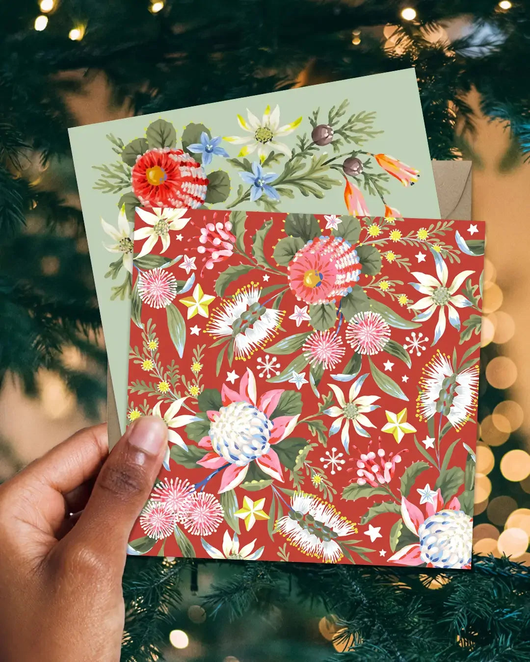 Boxed Christmas Cards - Christmas Flora