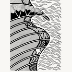Art Card Bunjil Black & White
