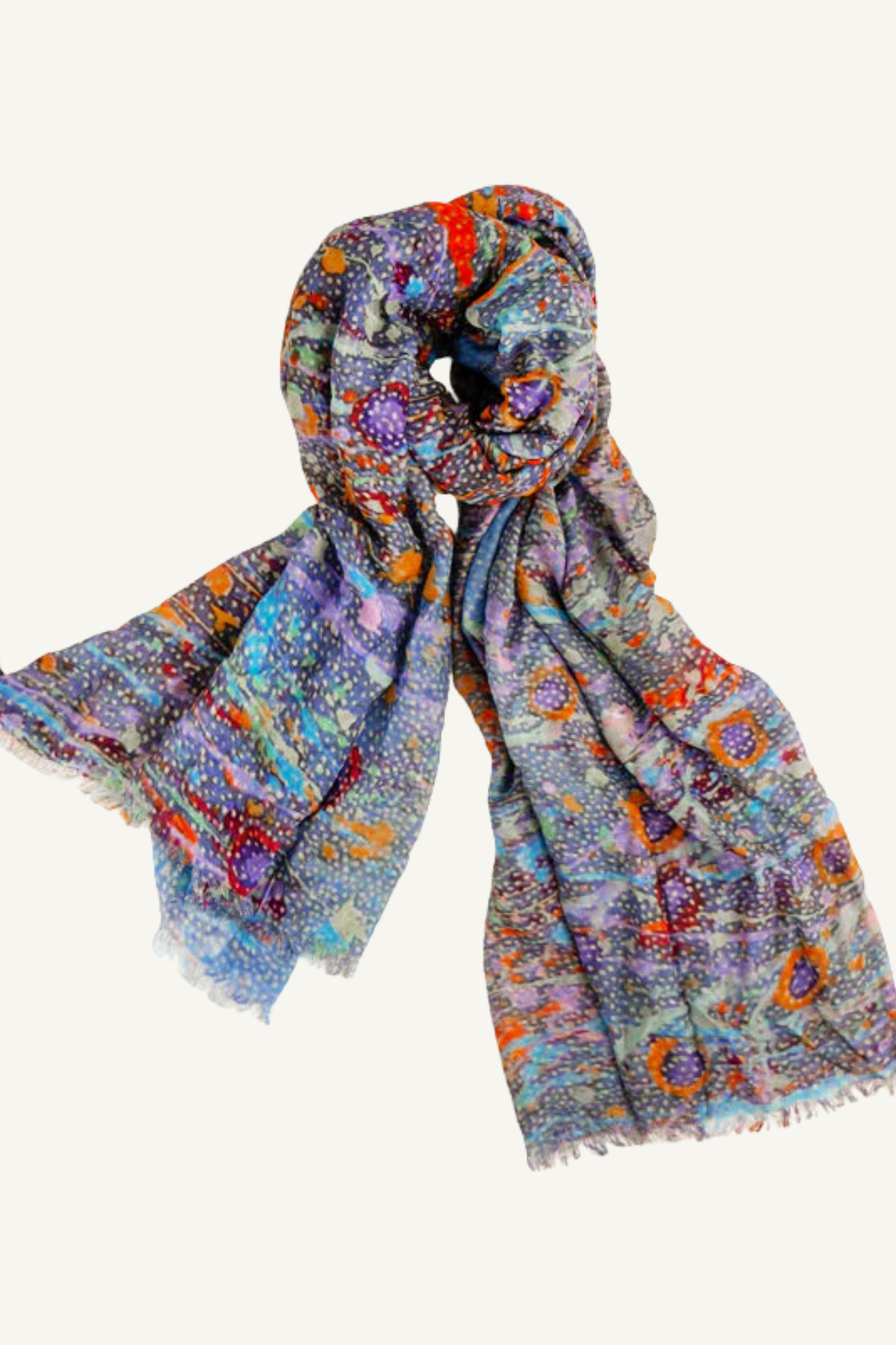 Aboriginal Morning Mist Rectangle Scarf