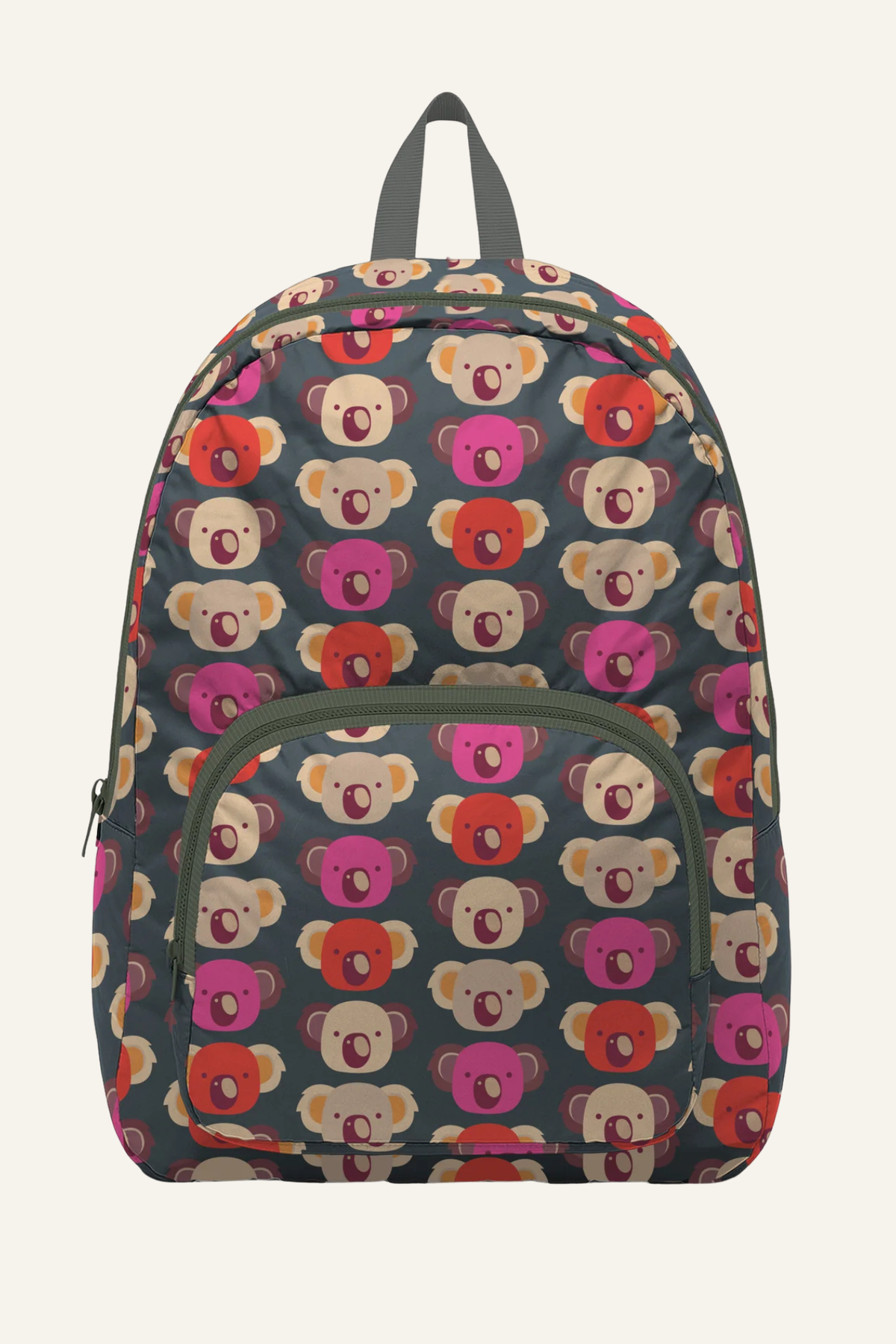 Fold-Up Backpack - Koala Head
