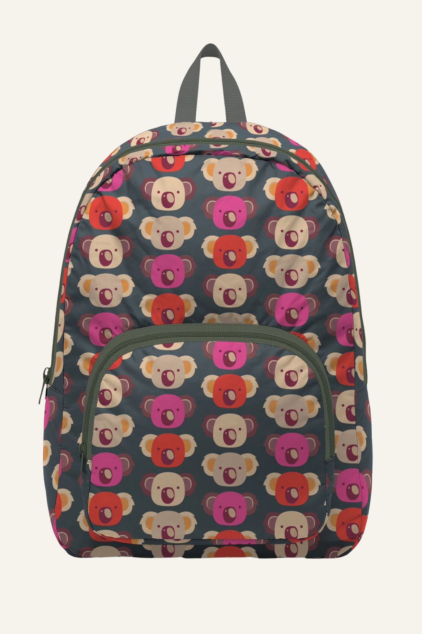 Fold-Up Backpack - Koala Head