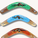 Hand Painted Animal 14 Inch Boomerang