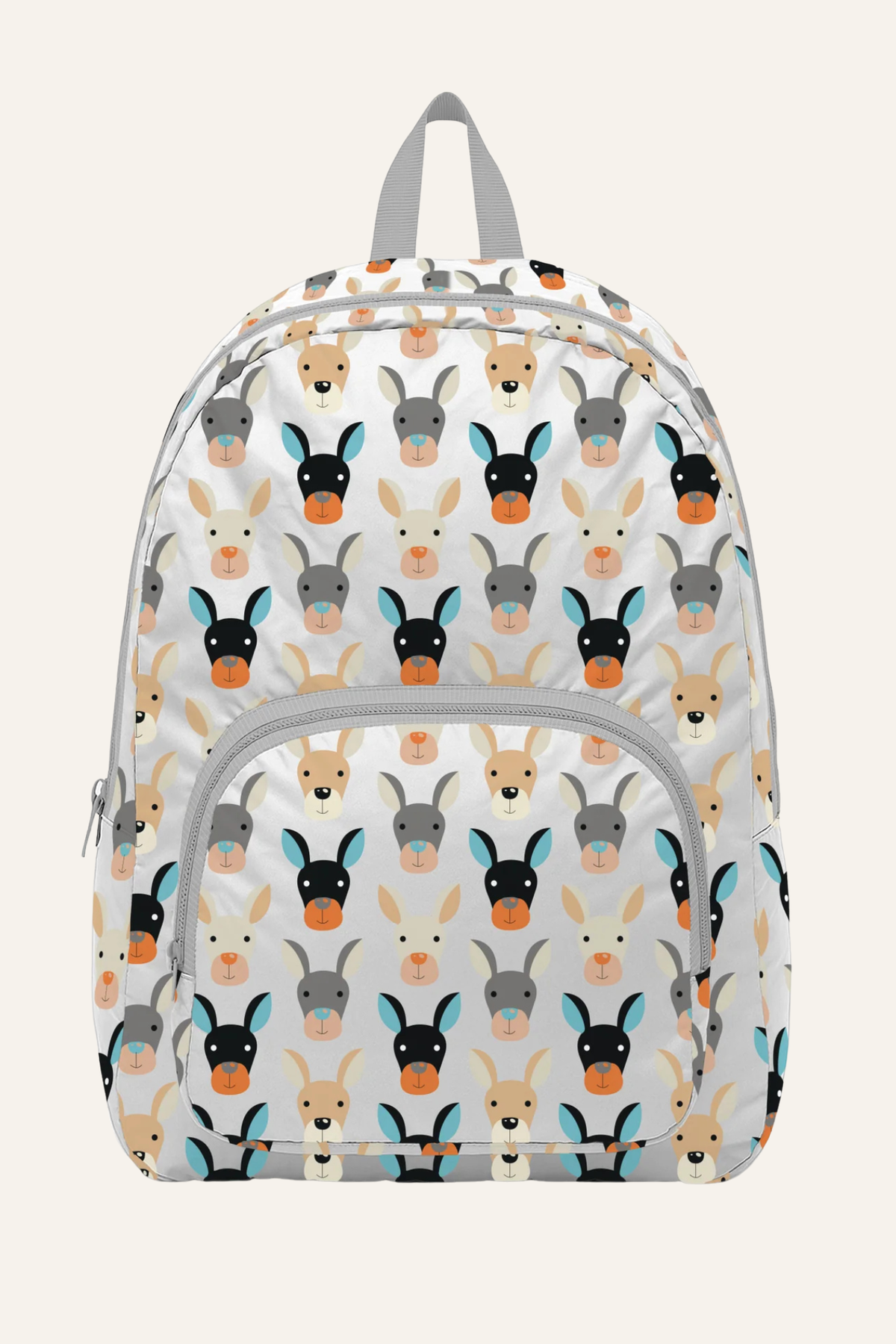 Fold-Up Backpack - Kangaroo Head