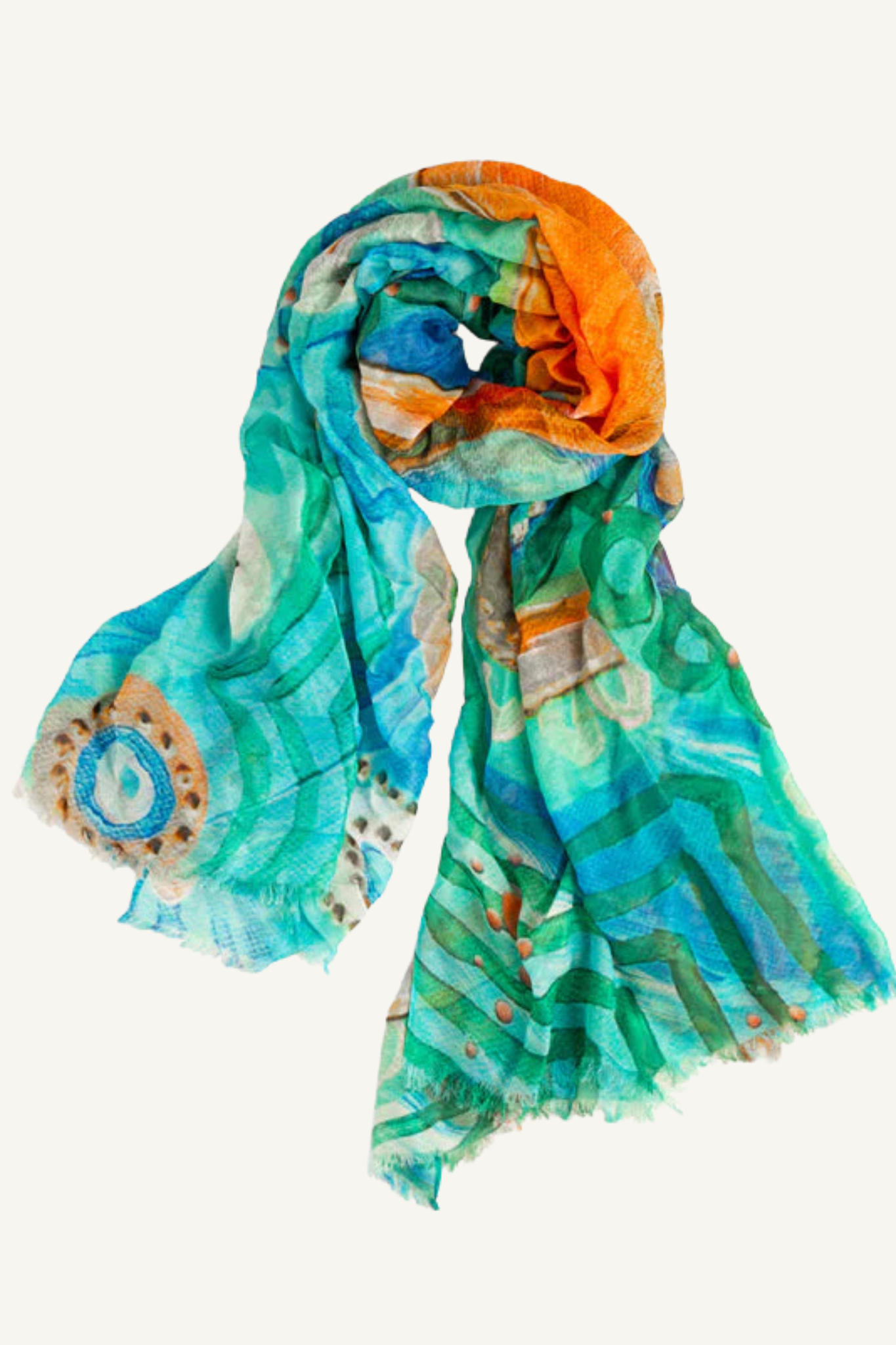 Aboriginal Hooked Rectangle Scarf