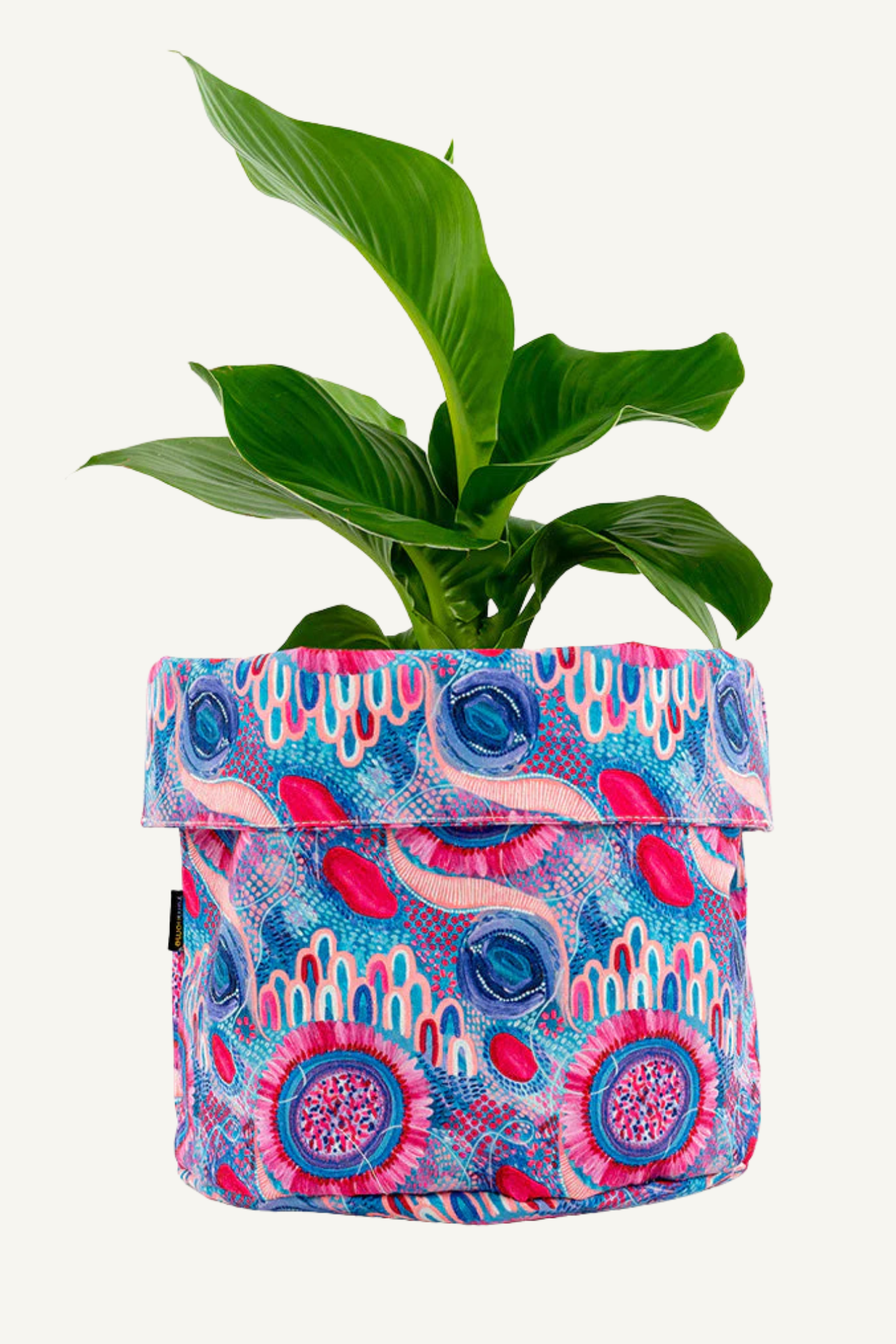 My Journey Canvas Plant Pot