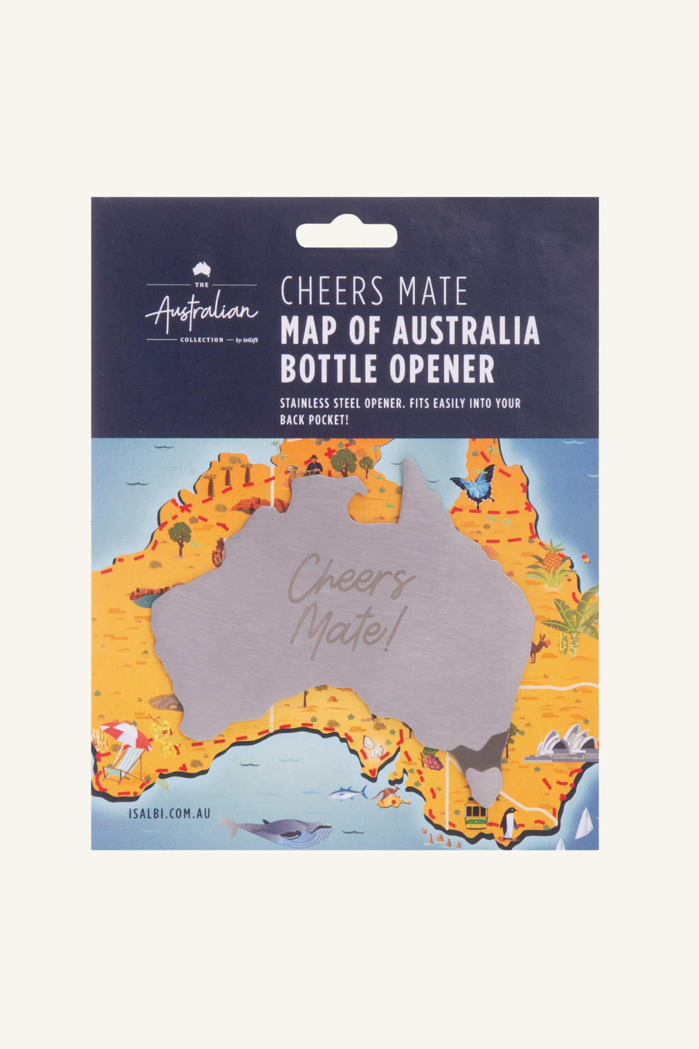 Cheers Mate - Map of Australia Bottle Opener