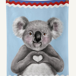 Tea Towel I Heart Koala