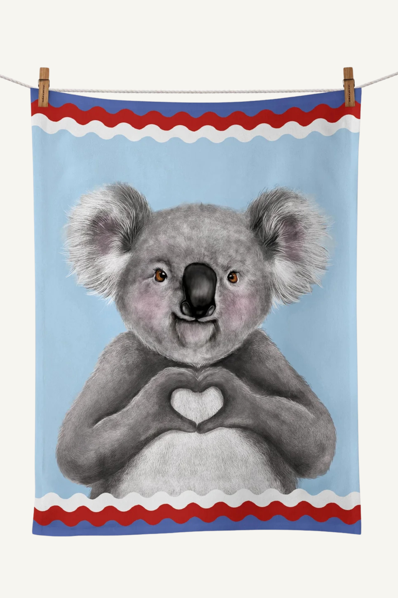 Tea Towel I Heart Koala