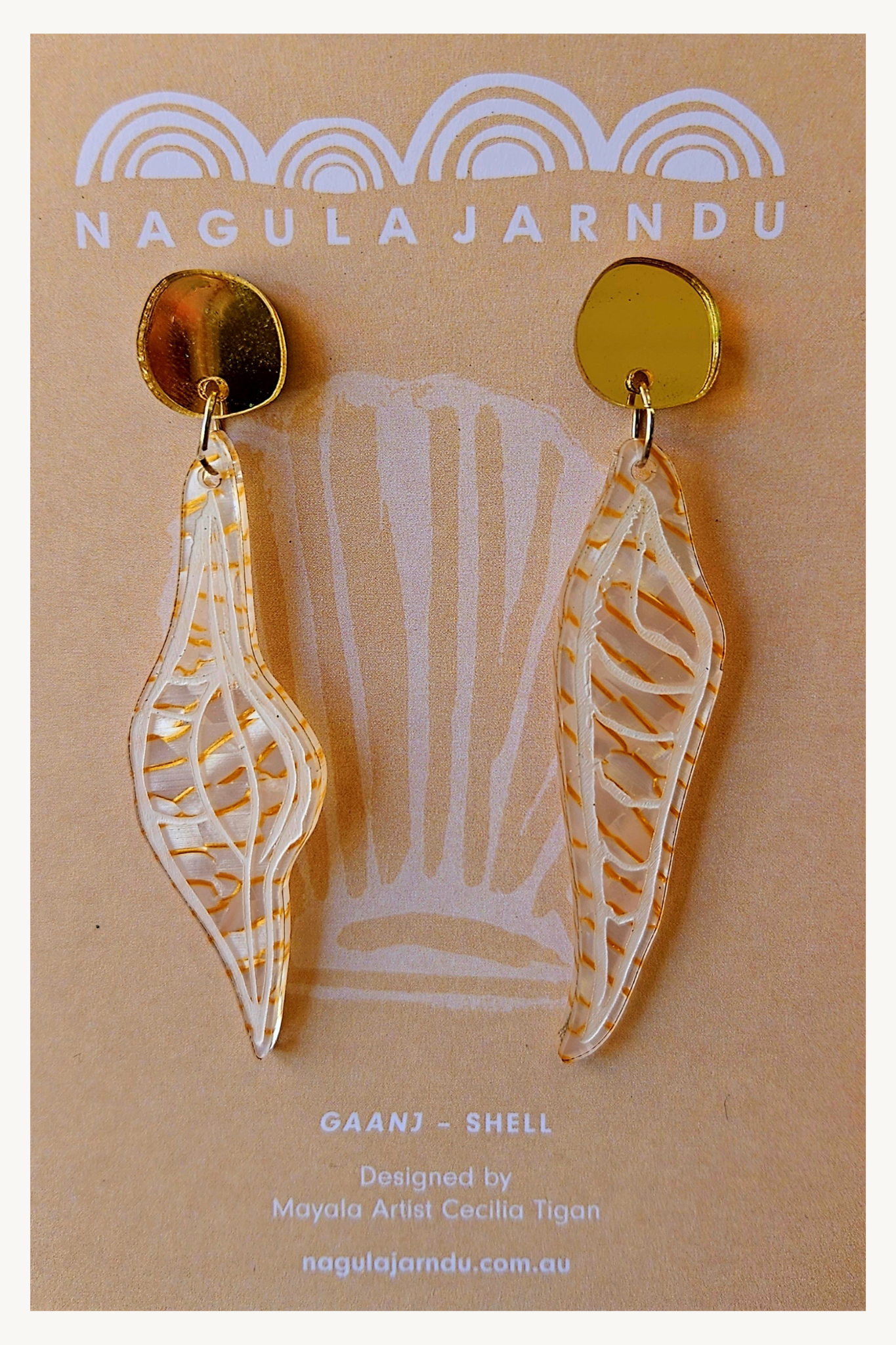 GAANJ - Shell Earrings