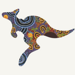 Kangaroo Shaped Flexi Magnet