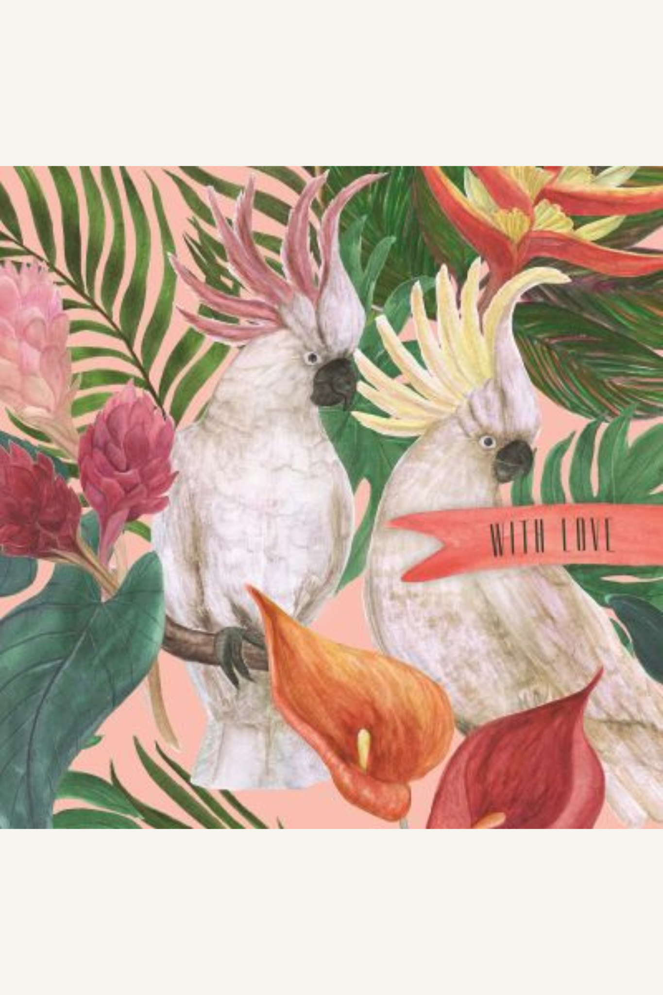 Mini Lush Life Pink Love Greeting Card