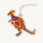 Aboriginal Christmas Kangaroo Decoration Dry Waterholes