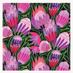 Purple Protea Greeting Card