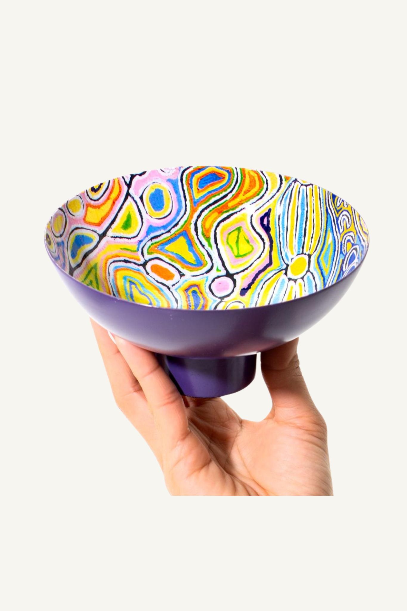 Powder Coated Bowl - Judy Watson