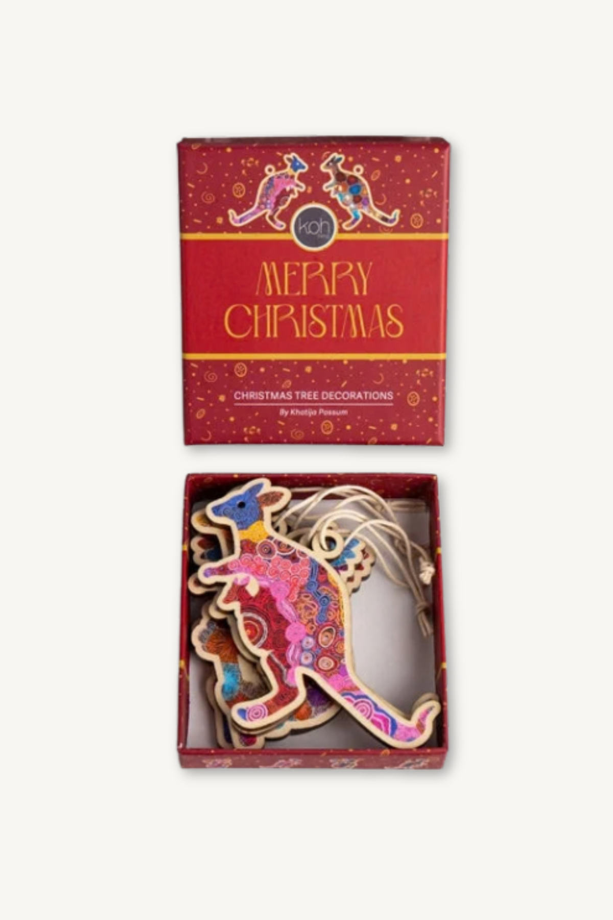 Aboriginal Mixed 4Pack Christmas Animal