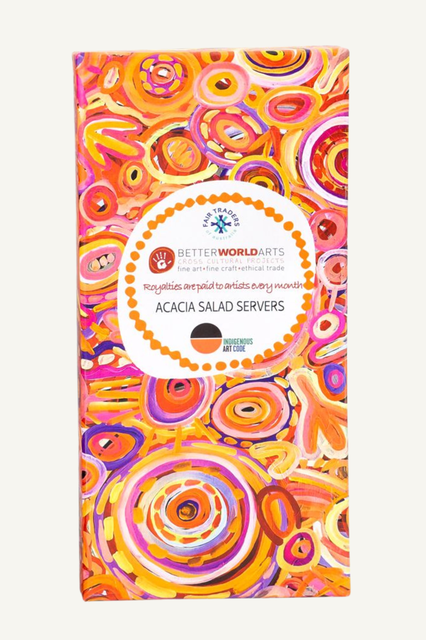 Acacia Salad Servers - Cedric Varcoe