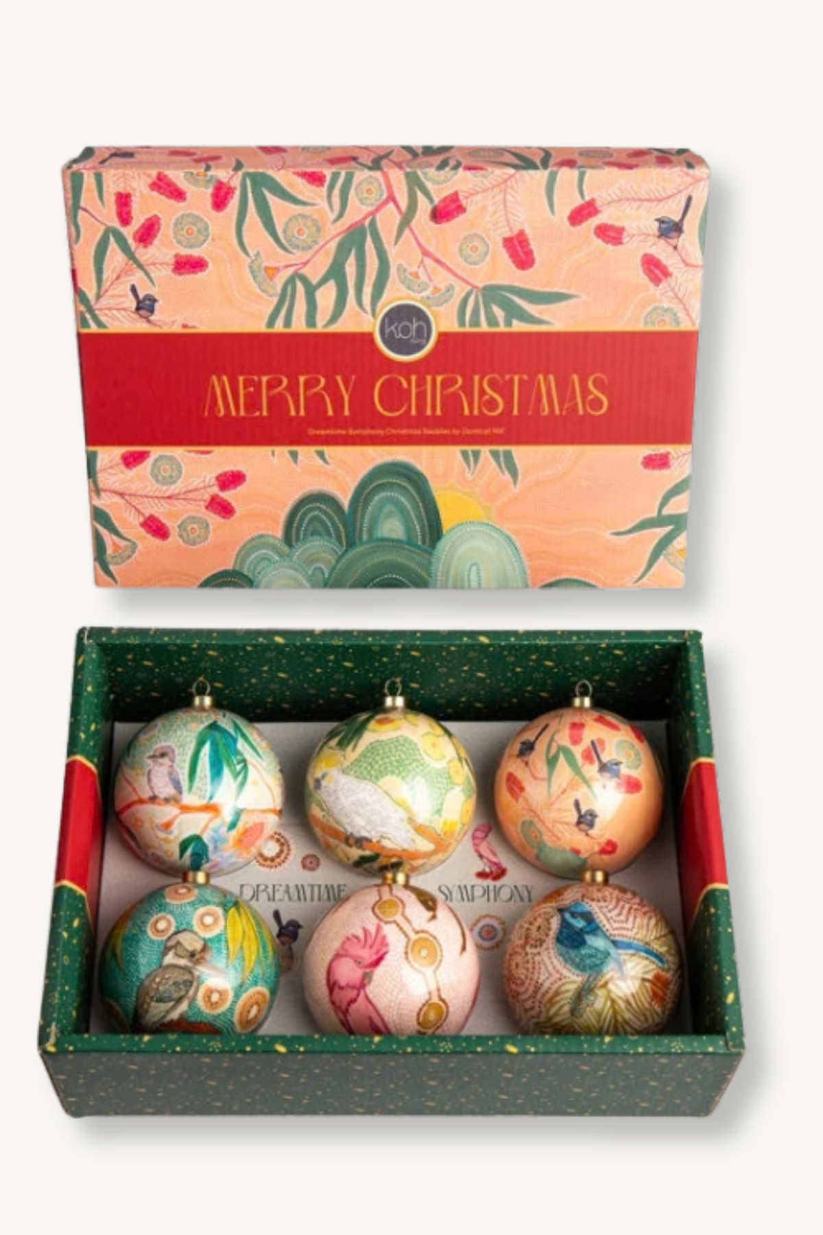 Aboriginal Dreamtime Symphony 6Pack Baubles
