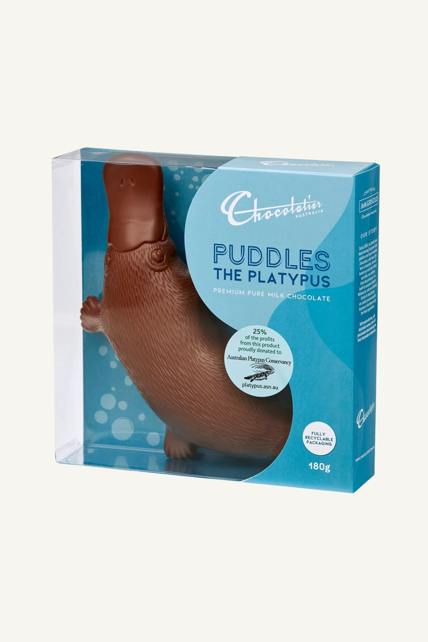 Chocolatier Puddles the Platypus