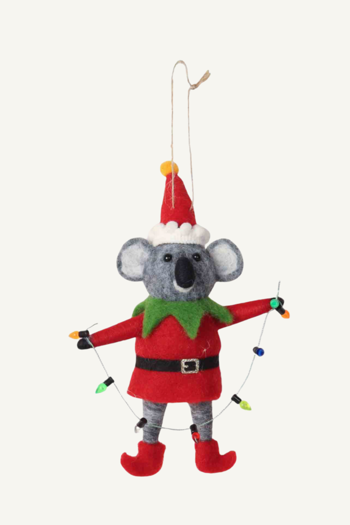 Felt Ornament Elf Koala