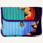 Quilted Buttoned Pouch - Karen Barnes