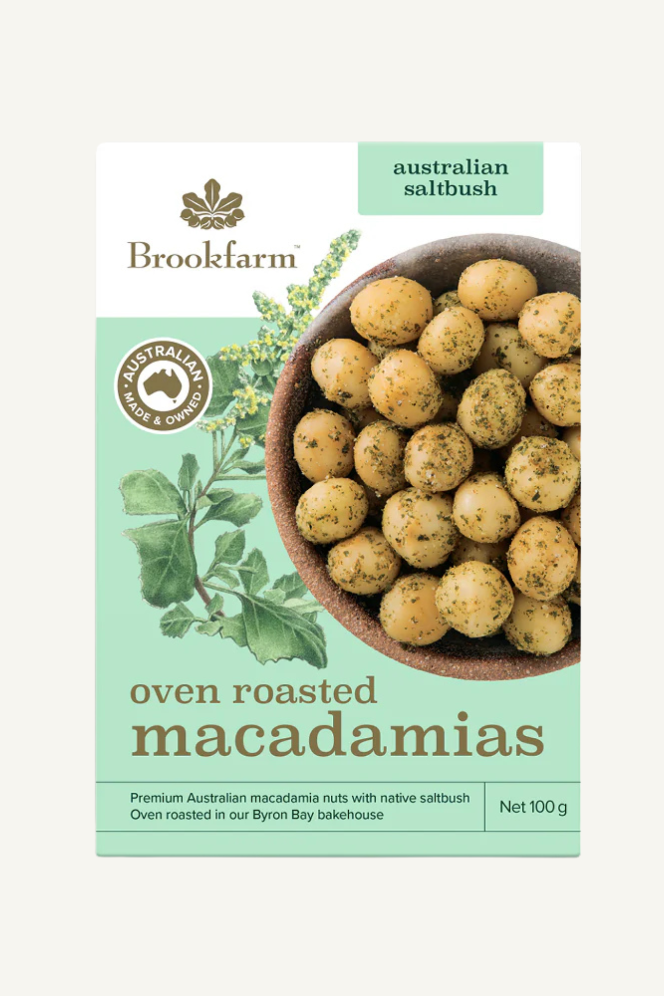 Oven Roasted Macadamias with Saltbush (Brookfarm)