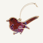 Aboriginal Christmas Blue Wren Decoration Our Country