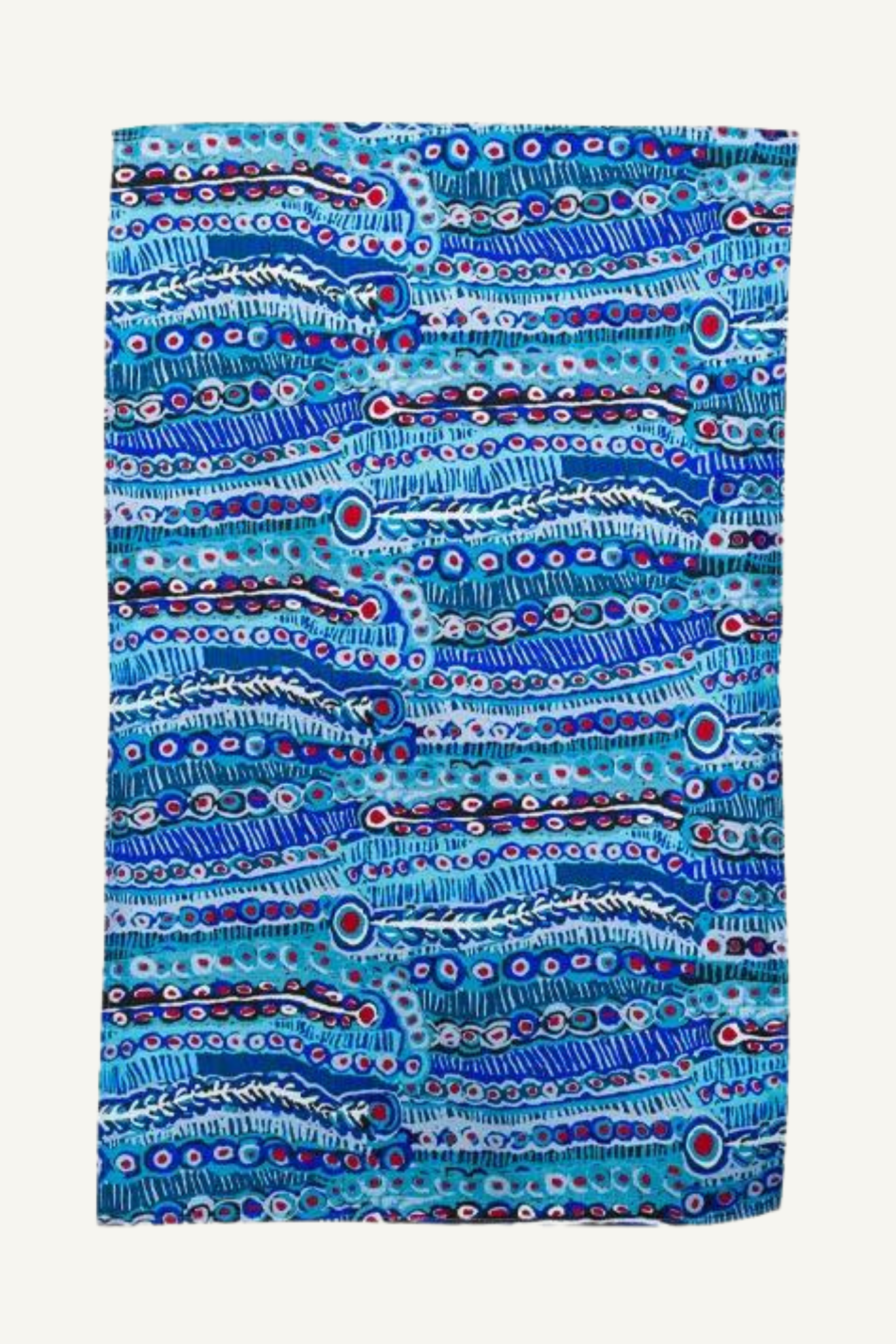 Murdie Morris Tea towel (blue)