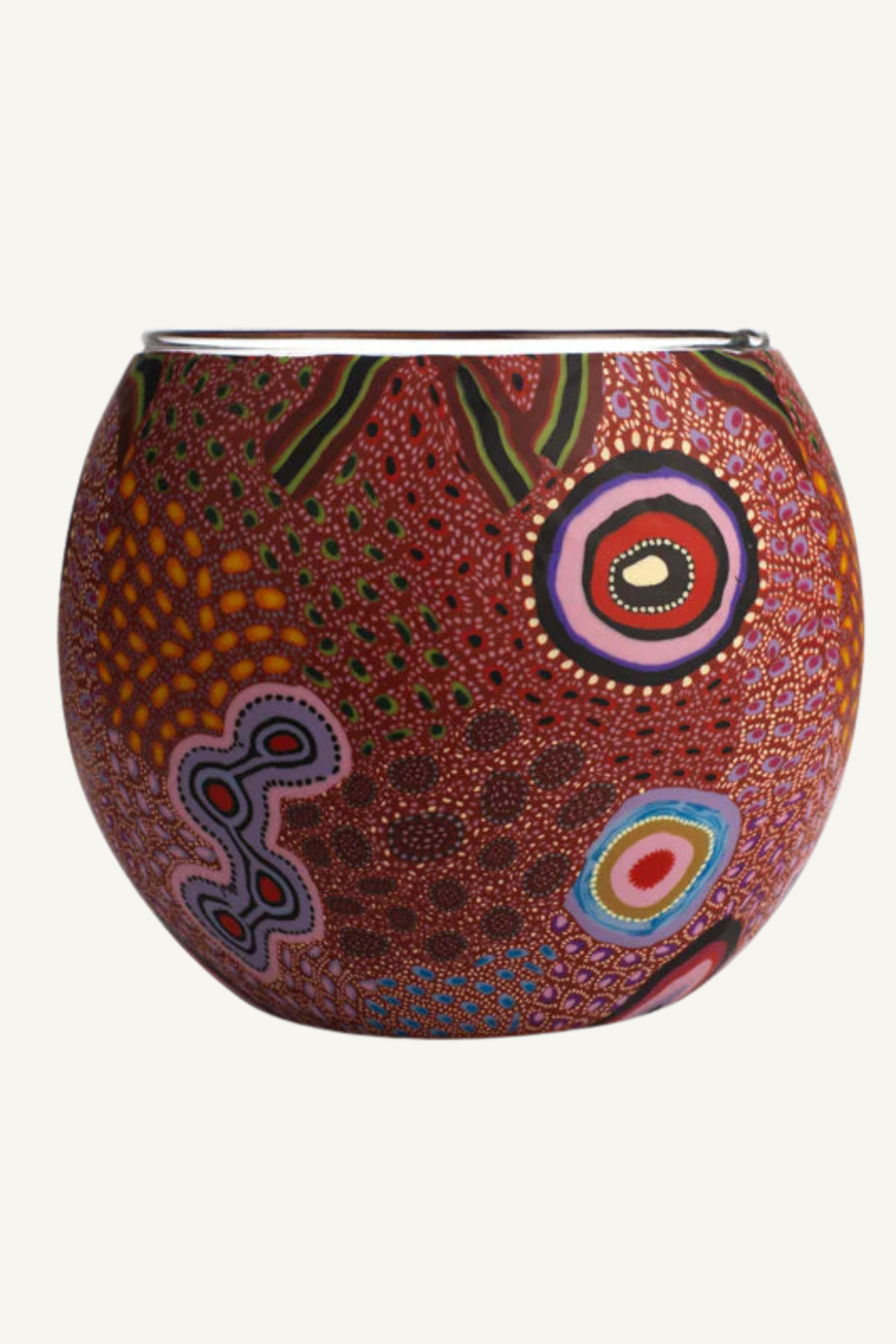 Aboriginal Our Country Tealight Candle Holder