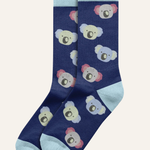 Sole Mates Socks - Koala Head Navy