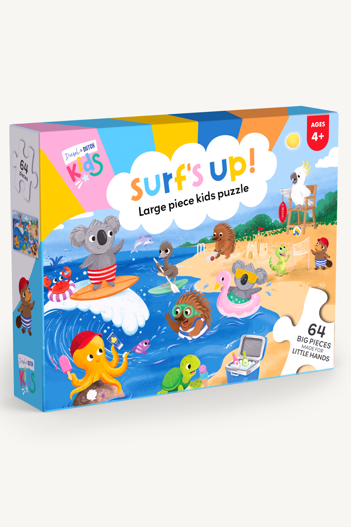 D&D Kids 64pc Jigsaw Puzzle: Surf's Up