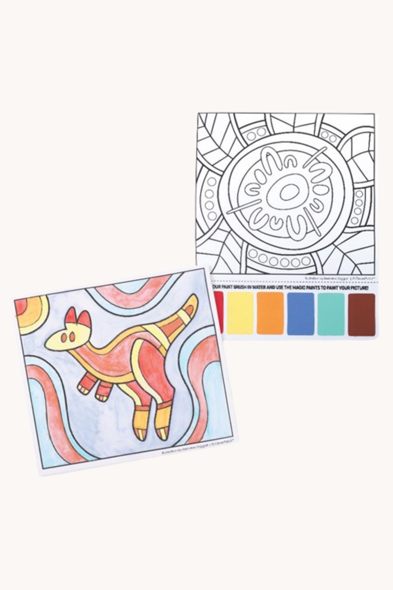 Magic Painting Pictures - Indigenous Designs - Pack of 10