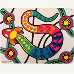 Indigenous Designed Wooden Boards - Serpent - Pack of 10