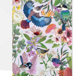 Greeting Card - Birds & Flowers