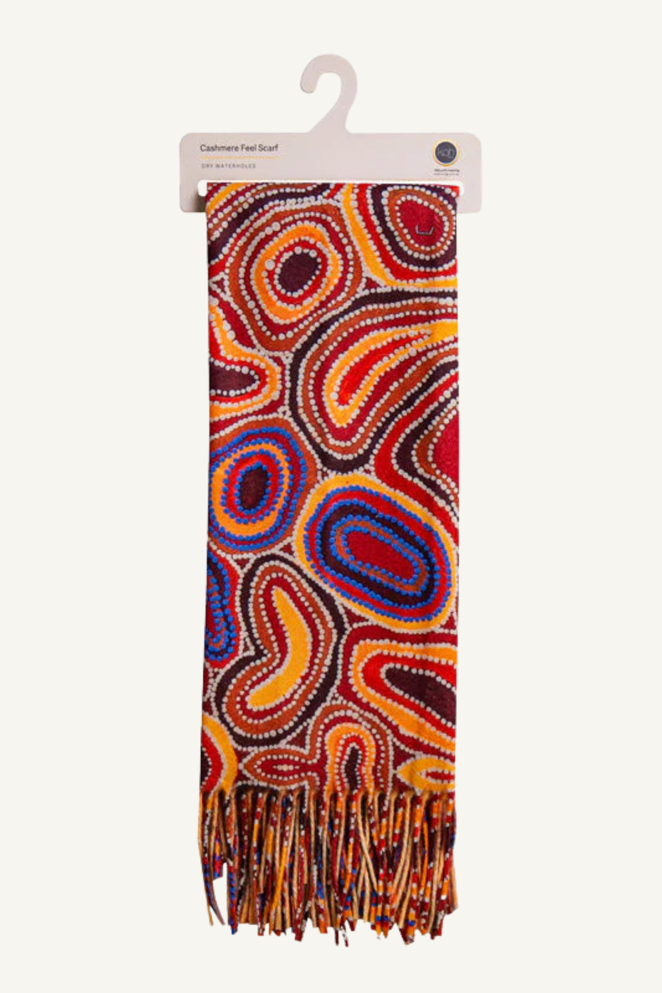 Aboriginal Dry Waterholes Scarf