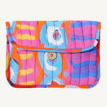 Quilted Buttoned Pouch - Murdie Morris