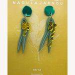 wattle earrings