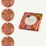 Aboriginal Home Wooden Coaster 4 Pack