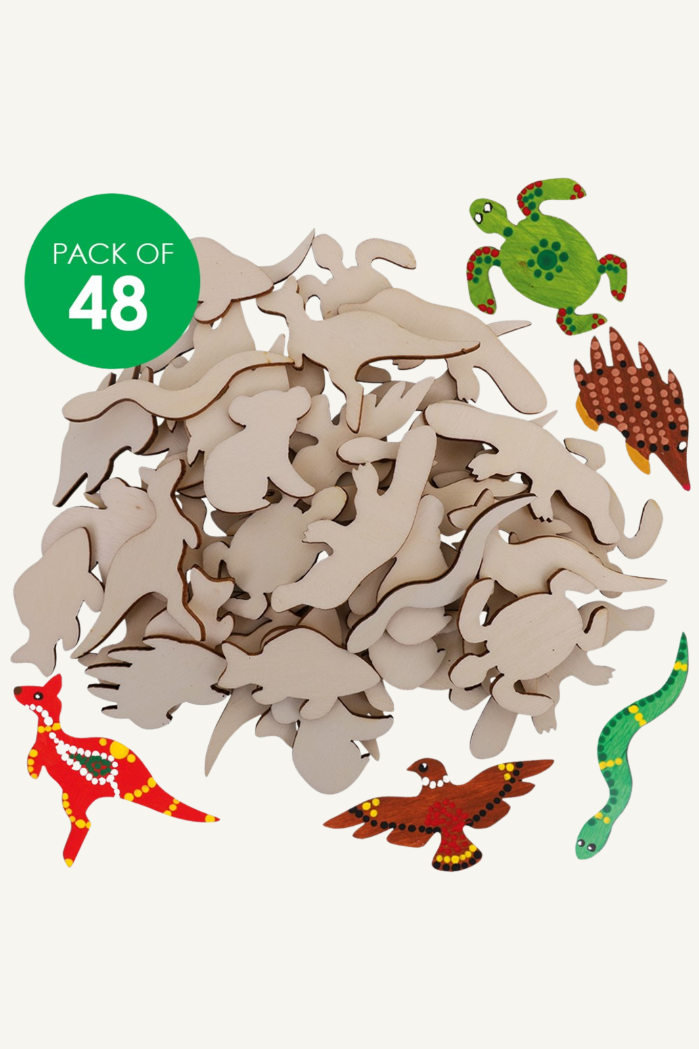 Mini Wooden Australian Animal Shapes