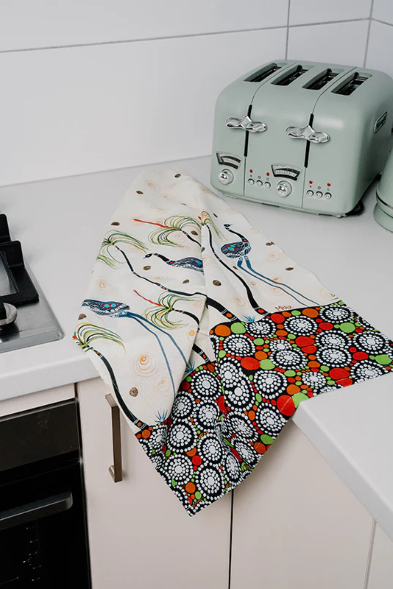 Aboriginal Kinship Cotton Tea Towel